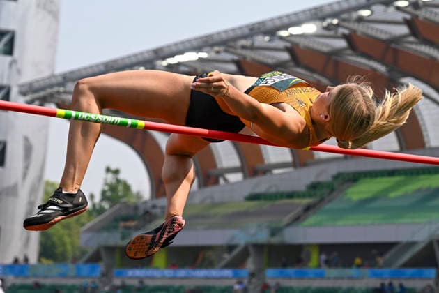 World Athletics U20 Championships, Oregon 2026, EUGENE, UNITED STATES OF AMERICA AUGUST 6, 2026 Maria Schnemilich (GER) competing during the World Athletics U20 Championships Oregon 2026 at Hayward Field on August 6, 2026, in Eugene, United States of America Copyright: xBEAUTIFULxSPORTS DecaxText&Bildx