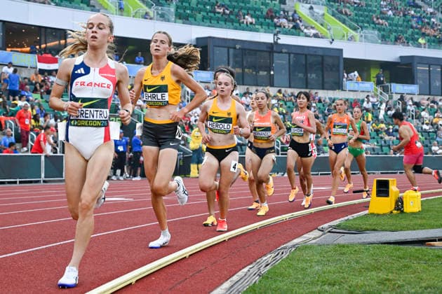 World Athletics U20 Championships, Oregon 2026 EUGENE, UNITED STATES OF AMERICA AUGUST 6, 2026 Julia Ehrle and Gloria Herold of Germany competing during the World Athletics U20 Championships Oregon 2026 at Hayward Field on August 6, 2026, in Eugene, United States of America Copyright: xBEAUTIFULxSPORTS DecaxText&Bildx