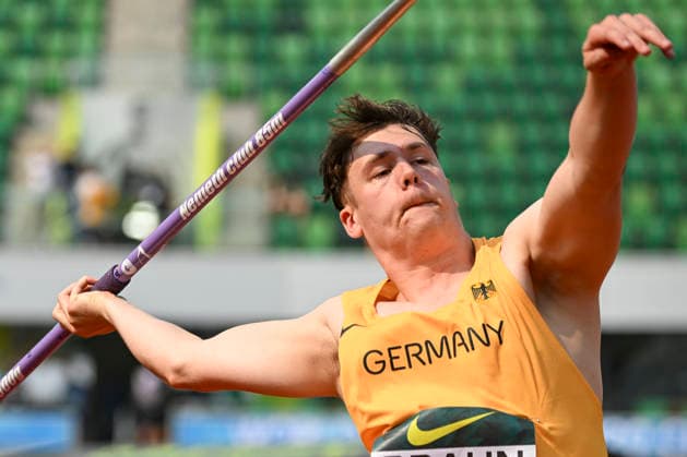World Athletics U20 Championships, Oregon 2026 EUGENE, UNITED STATES OF AMERICA AUGUST 6, 2026 Mogens Braun (GER) competing during the World Athletics U20 Championships Oregon 2026 at Hayward Field on August 6, 2026, in Eugene, United States of America Copyright: xBEAUTIFULxSPORTS DecaxText&Bildx