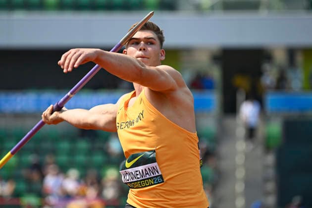 World Athletics U20 Championships, Oregon 2026, EUGENE, UNITED STATES OF AMERICA AUGUST 6, 2026 Niklas Könnemann (GER) competing during the World Athletics U20 Championships Oregon 2026 at Hayward Field on August 6, 2026, in Eugene, United States of America Copyright: xBEAUTIFULxSPORTS DecaxText&Bildx