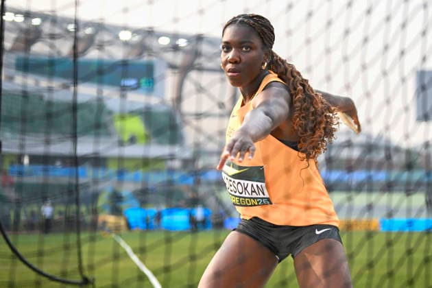 World Athletics U20 Championships, Oregon 2026 EUGENE, UNITED STATES OF AMERICA AUGUST 6, 2026 Favour Adesokan (GER) competing during the World Athletics U20 Championships Oregon 2026 at Hayward Field on August 6, 2026, in Eugene, United States of America Copyright: xBEAUTIFULxSPORTS DecaxText&Bildx