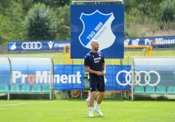 August 6, 2026, Seefeld Stadium, Seefeld, TSG Hoffenheim s 2026 training camp in Seefeld, Coach Christian Ilzer, Hoffenheim. Photo by Hasan Bratic, DeFodi Images