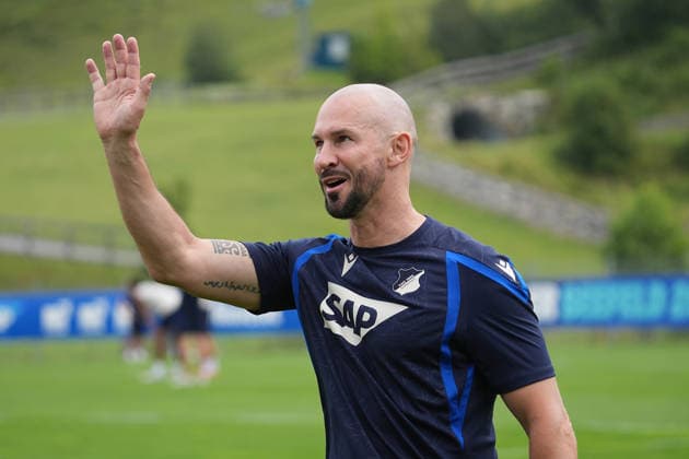 August 6, 2026, Seefeld Stadium, Seefeld, TSG Hoffenheim s 2026 training camp in Seefeld, Coach Christian Ilzer, Hoffenheim. Photo by Hasan Bratic, DeFodi Images