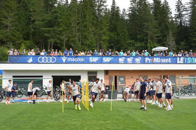 August 6, 2026, Seefeld Stadium, Seefeld, TSG Hoffenheim Training Camp in Seefeld 2026, The Hoffenheim team trains in Seefeld. Photo by Hasan Bratic, DeFodi Images