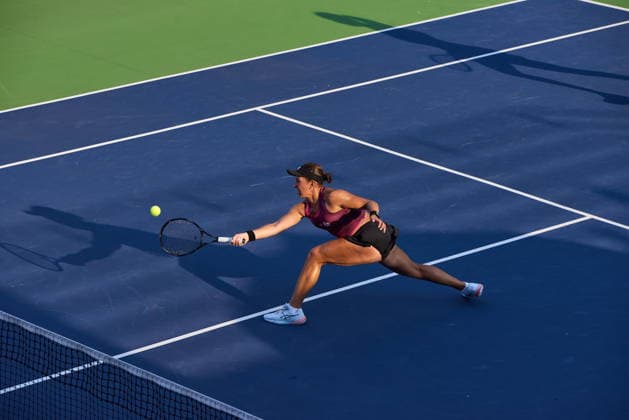 Warszawa 06.08.2026. Tennis. WTA, Tennis Damen 125 Warsaw T-Mobile Polish Open, day 5, Warsaw, Poland --- Tenis. Turniej WTA 125 Warsaw T-Mobile Polish Open, dzien 5, Warszawa Persons shown : Weronika Falkowska (POL) Fot. Dominika Chmura Arena Akcji NEWSPIX.PL --- newspix.pl 