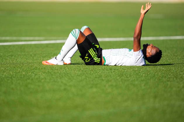 August 6, 2026, Gibraltar, Gibraltar, England: Mihlali Mayambela of AC Omonia Nicosia protests during the third qualifying round UEFA Europa League Leg One football match played between Lincoln Red Imps FC and AC Omonia Nicosia at Europa Point stadium on August 6, 2026, in Gibraltar, England Lincoln Red Imps FC V AC Omonia Nicosia - UEFA Europa League  - ZUMAa181 20260806_zaa_a181_058 Copyright: xJoaquinxCorcherox