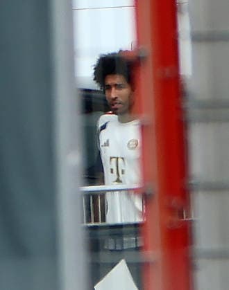 August 6, 2026, FC Bayern Munich, Training, Säbenerstrasse, Munich, Soccer, Sports, Pictured: Dante is leading today s first secret training session of the season behind the curtain