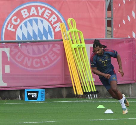 August 6, 2026, FC Bayern Munich Training, Soccer, Sports, Pictured: Serge Gnabry, FC Bayern Munich