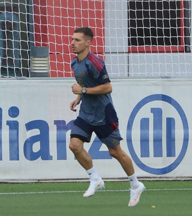August 6, 2026, FC Bayern Munich Training, Soccer, Sports, Pictured: Bryan Zaragoza, FC Bayern Munich
