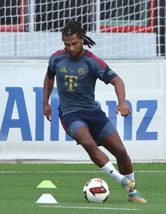 August 6, 2026, FC Bayern Munich Training, Soccer, Sports, Pictured: Serge Gnabry, FC Bayern Munich