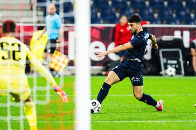 SOCCER - UEFA EL, RBS vs Pafos SALZBURG,AUSTRIA,06.AUG.26 - SOCCER - UEFA Europa League, qualification, Red Bull Salzburg vs Pafos FC. Image shows Murad Mammadov (Pafos).  GEPAxpictures xJulioxArellano