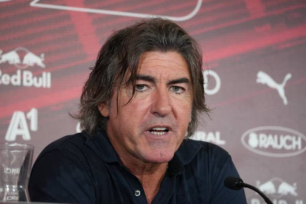 Soccer Austria UEFA Europa League Qualifying 2026–2027, Round 3, August 6, 2026, FC Red Bull Salzburg (RB), Austria vs. Pafos FC, Cyprus, Red Bull Arena, Wals-Siezenheim, Austria; Juan Carlos Carcedo, Head Coach of Pafos FC Copyright: xLukasxBierederx