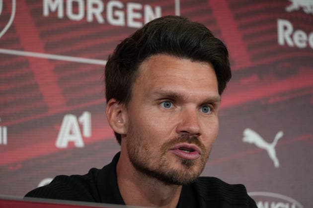 Soccer Austria UEFA Europa League Qualifying 2026–2027, Round 3, August 6, 2026, FC Red Bull Salzburg (RB), Austria vs. Pafos FC, Cyprus, Red Bull Arena, Wals-Siezenheim, Austria; Danny Röhl, Head Coach of FC Red Bull Salzburg Copyright: xLukasxBierederx