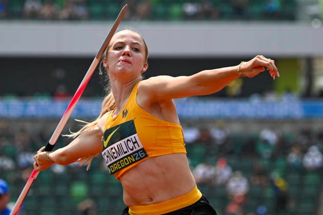 World Athletics U20 Championships, Oregon 2026 EUGENE, UNITED STATES OF AMERICA AUGUST 7, 2026 Elenor Servatius (GER) competing in the javelin throw of the heptathlon during the World Athletics U20 Championships Oregon 2026 at Hayward Field on August 7, 2026, in Eugene, United States of America Copyright: xBEAUTIFULxSPORTS DecaxText&Bildx