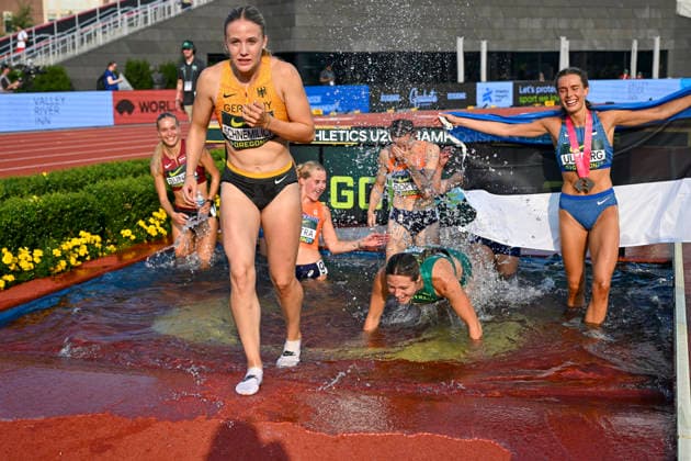World Athletics U20 Championships Oregon 2026 EUGENE, UNITED STATES OF AMERICA AUGUST 7, 2026 Maria Schnemilich (GER) competing in the steeplechase during the World Athletics U20 Championships Oregon 2026 at Hayward Field on August 7, 2026, in Eugene, United States of America Copyright: xBEAUTIFULxSPORTS DecaxText&Bildx