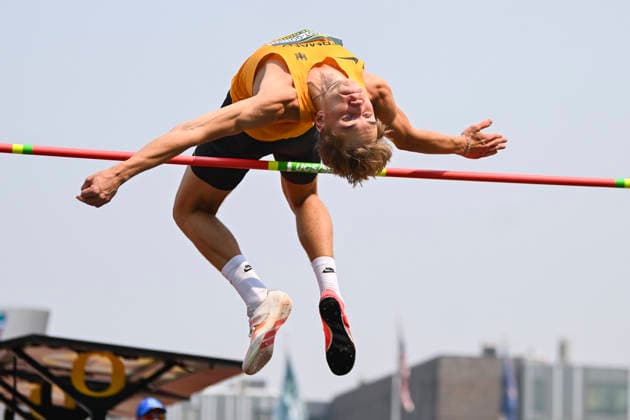 World Athletics U20 Championships Oregon 2026 EUGENE, UNITED STATES OF AMERICA AUGUST 6, 2026 Keon Schmidt Gothan (GER) competing in the high jump during the World Athletics U20 Championships Oregon 2026 at Hayward Field on August 6, 2026, in Eugene, United States of America Copyright: xBEAUTIFULxSPORTS DecaxText&Bildx