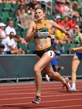 World Athletics U20 Championships, Oregon 2026 EUGENE, UNITED STATES OF AMERICA AUGUST 6, 2026 Lynn Pöppelmann (GER) competing in the high jump during the World Athletics U20 Championships Oregon 2026 at Hayward Field on August 6, 2026, in Eugene, United States of America Copyright: xBEAUTIFULxSPORTS DecaxText&Bildx