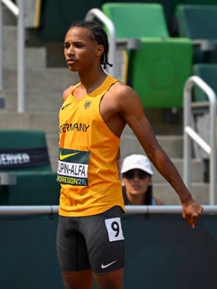 World Athletics U20 Championships Oregon 2026 EUGENE, UNITED STATES OF AMERICA AUGUST 6, 2026 Magnus Skupin Alfa (GER) competing in the 400-meter hurdles during the World Athletics U20 Championships Oregon 2026 at Hayward Field on August 6, 2026, in Eugene, United States of America Copyright: xBEAUTIFULxSPORTS DecaxText&Bildx