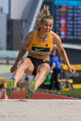 World Athletics U20 Championships, Oregon 2026 EUGENE, UNITED STATES OF AMERICA AUGUST 6, 2026 Elenor Servatius (GER) competing in the long jump event of the heptathlon during the World Athletics U20 Championships Oregon 2026 at Hayward Field on August 6, 2026, in Eugene, United States of America Copyright: xBEAUTIFULxSPORTS DecaxText&Bildx
