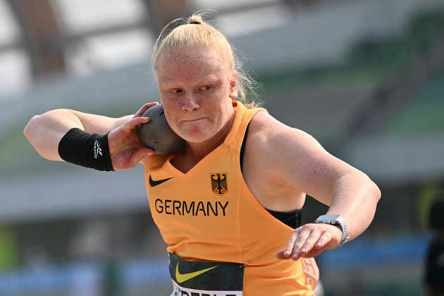World Athletics U20 Championships Oregon 2026 EUGENE, UNITED STATES OF AMERICA AUGUST 6, 2026 Antonia Heberle (GER) competing in the shot put during the World Athletics U20 Championships Oregon 2026 at Hayward Field on August 6, 2026, in Eugene, United States of America Copyright: xBEAUTIFULxSPORTS DecaxText&Bildx