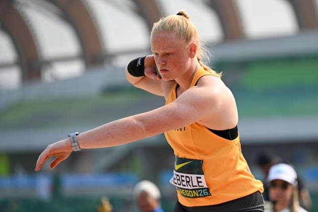 World Athletics U20 Championships Oregon 2026 EUGENE, UNITED STATES OF AMERICA AUGUST 6, 2026 Antonia Heberle (GER) competing in the shot put during the World Athletics U20 Championships Oregon 2026 at Hayward Field on August 6, 2026, in Eugene, United States of America Copyright: xBEAUTIFULxSPORTS DecaxText&Bildx