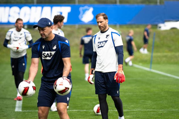 Goalkeeper training: Oliver Baumann, TSG Hoffenheim, 01, TSG Hoffenheim, soccer, training camp, preseason, 2026–2027 season, GER, August 6, 2026, Eibner Press Photo: Andreas Ulmer, TSG Hoffenheim, soccer, training camp, preseason, 2026–2027 season, GER, August 6, 2026, Copyright: xEibner-Pressefoto AndreasxUlmerx EP_AUR