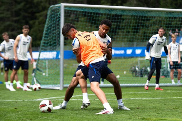 It s hard to overlook Tristan Spranger of TSG Hoffenheim, TSG Hoffenheim, soccer, training camp, preseason, 2026–2027 season, GER, August 6, 2026, Eibner Press Photo: Andreas Ulmer, TSG Hoffenheim, soccer, training camp, preseason, 2026–2027 season, GER, August 6, 2026, Copyright: xEibner-Pressefoto AndreasxUlmerx EP_AUR