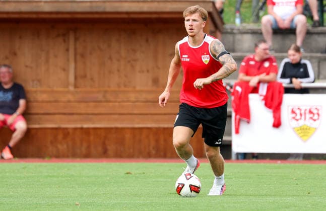 August 7, 2026, Germany, Grassau, Bundesliga, 2026–2027 season, VfB Stuttgart training camp, Finn Jeltsch