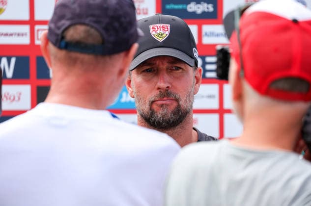 August 7, 2026, Germany, Grassau, Bundesliga, 2026–2027 Season, VfB Stuttgart Training Camp, Interview with VfB Coach Sebastian Hoeneß