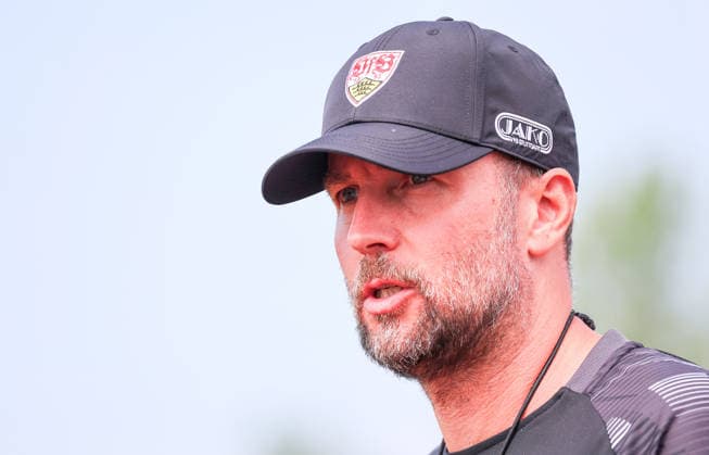 August 7, 2026, Germany, Grassau, Bundesliga, 2026–2027 season, VfB Stuttgart training camp, VfB coach Sebastian Hoeneß