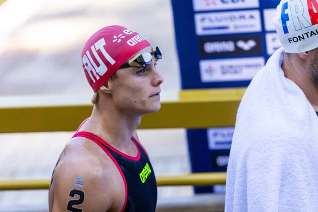 SWIMMING - EAC 2026 PARIS,FRANCE,07.AUG.26 - SWIMMING - European Aquatics Championships Paris 2026, open water, 3km knock out,men. Image shows Luca Karl (AUT).  GEPAxpictures xPhilippxBrem