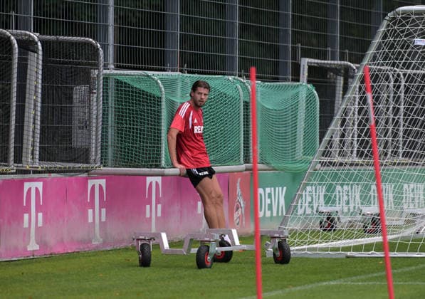 August 7, 2026, xophax, Soccer, Bundesliga 1, 1. FC Köln Training on Field 1 at Geissbockheim: The pros train ahead of the evening match against Real San Sebastian. Imad Rondic of 1. FC Köln trained alone with assistant coach Kevin McKenna in Kitzbühel.