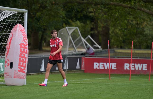 August 7, 2026, xophax, Soccer, Bundesliga 1, 1. FC Köln Training on Field 1 at Geissbockheim: The pros train ahead of the evening match against Real San Sebastian. Imad Rondic of 1. FC Köln trained alone with assistant coach Kevin McKenna in Kitzbühel.