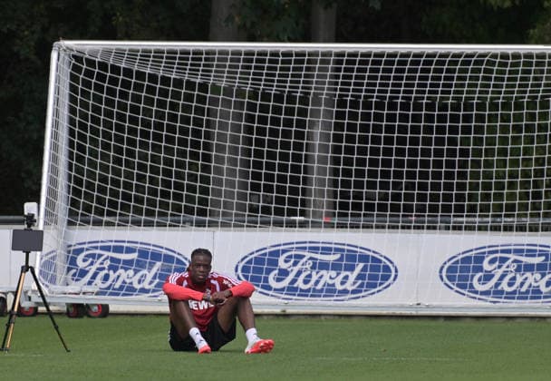 August 7, 2026, xophax, Soccer, Bundesliga 1, 1. FC Köln Training on Field 1 at Geissbockheim: The pros train ahead of the evening match against Real San Sebastian; Elias Bakatukanda, 1. FC Köln, Kitzbühel