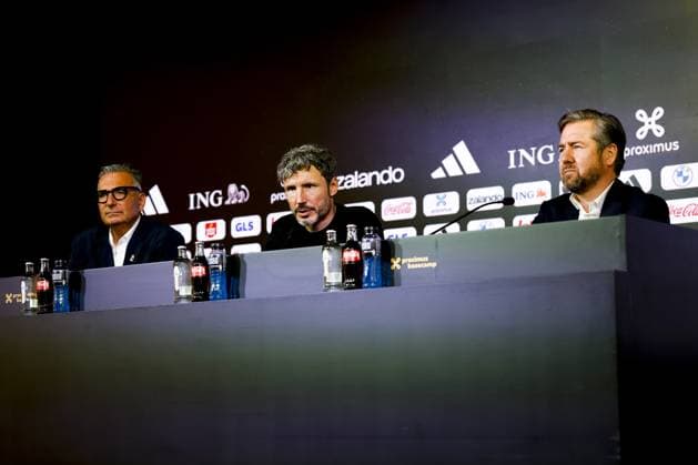 TUBIZE - The new Red Devils national coach Mark van Bommel during the presentation at the Proximus Basecamp. The 49-year-old Dutchman is the successor to Frenchman Rudi Garcia. Van Bommel signs a contract through the 2028 European Championship, EM, Europameisterschaft PIETER STAM DE JONGE ANP xVIxANPxSportx xxANPxIVx 565032068 originalFilename: 565032068.jpg
