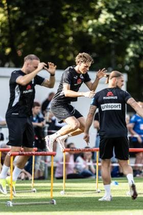Final practice for SSV Ulm 1846 Soccer ahead of their first league game in Stuttgart, Soccer, Training, Ulm Training Field, August 6, 2026, Oliver Wähling, SSV Ulm 1846 Soccer, 10 Final Training Session for SSV Ulm 1846 Soccer Ahead of Their First League Match in Stuttgart, Soccer, Training, Ulm Training Field, August 26, 2006, Photo by Lucca Fundel, Ulm Training Field, Baden-Württemberg, Germany