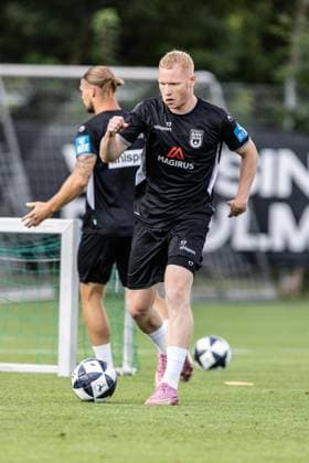Final practice for SSV Ulm 1846 Soccer ahead of their first league game in Stuttgart, Soccer, Training, Ulm Training Field, August 6, 2026, Leon Müller, SSV Ulm 1846 Soccer, 17 Final training session for SSV Ulm 1846 Soccer ahead of their first league match in Stuttgart, Soccer, Training, Ulm Training Field, August 26, 2006, Photo by Lucca Fundel, Ulm Training Field, Baden-Württemberg, Germany