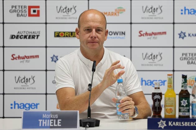 August 7, 2026, Soccer, Men s, 3rd Division, 2026–2027 Season, Press Conference Ahead of Matchday 1, 1. FC Saarbrücken, Sporting Director Markus Thiele, 1. FC Saarbrücken, Saarbrücken, Ludwigsparkstadion, Saarland, Germany, DEU Copyright: xSebastianxBachx