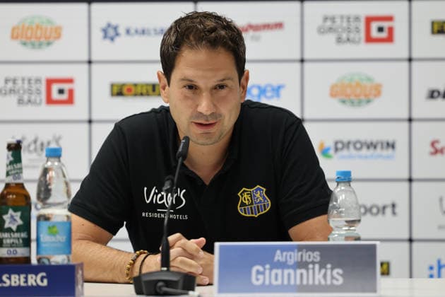 August 7, 2026, Soccer, Men s, 3rd Division, 2026–2027 Season, Press Conference Ahead of Matchday 1, 1 FC Saarbrücken, Coach Argirios Giannikis, 1 FC Saarbrücken, Saarbrücken, Ludwigsparkstadion, Saarland, Germany, DEU Copyright: xSebastianxBachx