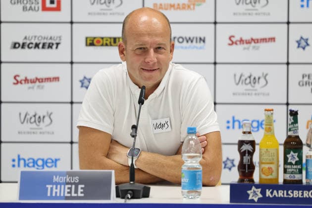 August 7, 2026, Soccer, Men s, 3rd Division, 2026–2027 Season, Press Conference Ahead of Matchday 1, 1 FC Saarbrücken, Sporting Director Markus Thiele, 1 FC Saarbrücken, Saarbrücken, Ludwigsparkstadion, Saarland, Germany, DEU Copyright: xSebastianxBachx