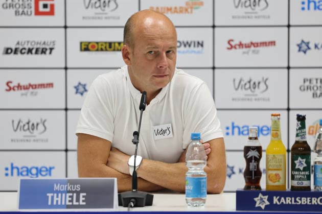 August 7, 2026, Soccer, Men s, 3rd Division, 2026–2027 Season, Press Conference Ahead of Matchday 1, 1 FC Saarbrücken, Sporting Director Markus Thiele, 1 FC Saarbrücken, Saarbrücken, Ludwigsparkstadion, Saarland, Germany, DEU Copyright: xSebastianxBachx