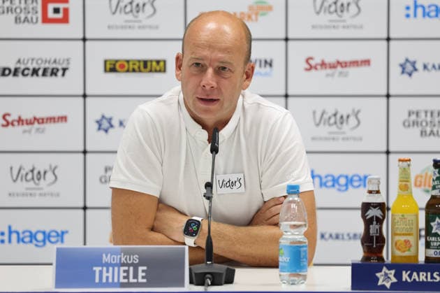 August 7, 2026, Soccer, Men s, 3rd Division, 2026–2027 Season, Press Conference Ahead of Matchday 1, 1 FC Saarbrücken, Sporting Director Markus Thiele, 1 FC Saarbrücken, Saarbrücken, Ludwigsparkstadion, Saarland, Germany, DEU Copyright: xSebastianxBachx