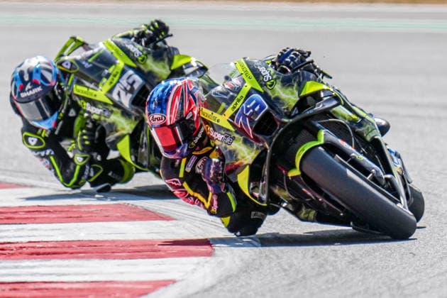 Ai Ogura (Japan) of the SuperFile Trackhouse MotoGP Team ( 79) during Free Practice 1 at Round 12 of the 2026 Qatar Airways Grand Prix of Great Britain at Silverstone Circuit, Towcester, England on the 7 August 2026.  Copyright: xDavidxHornx PMI-7310-0006