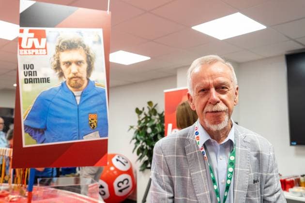 Wilfried Meert, organizer of the Memorial Van Damme meeting pictured during the preview of the exhibition from Ivo to Mondo on the history of the Memorial and life of Ivo Van Damme, on Friday 7 August 2026, in Brussels. The 50th edition of the Allianz Memorial Van Damme athletics meeting takes place on 4 and 5 September 2026. MARIUS BURGELMAN MariusxBurgelman  x182895820x