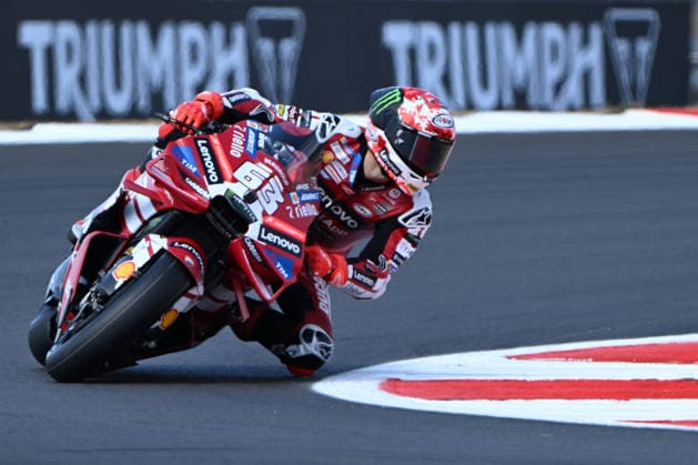 RECORD DATE NOT STATED 7th August 2026; Silverstone Circuit, Northamptonshire, England; 2026 MotoGP Grand Prix of Great Britain, Free Practice Day; Francesco Bagnaia of Ducati Lenovo Team during the MotoGP Free Practice 1 SimonxWest