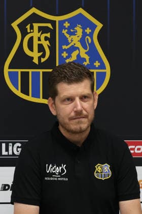 August 7, 2026, xrekx, Soccer 3rd Division, 1 FC Saarbrücken Press Conference with Sports Director Markus Thiele (from left) Dominik Hechler, Head of Media and Communications, 1 FC Saarbrücken. DFL and DFB regulations prohibit any use of photographs as image sequences and or quasi-video. Saarbrücken