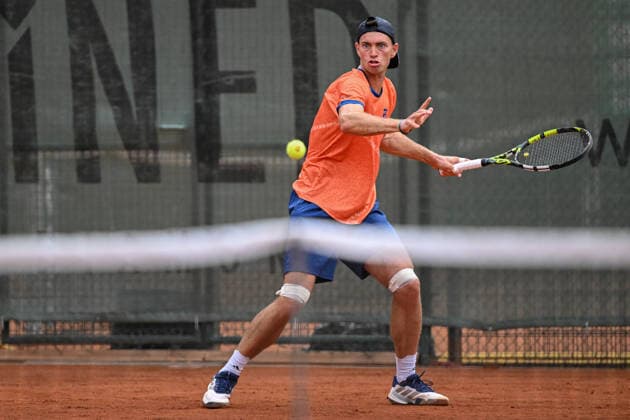 Maximilian Marterer GER 07 08 2026 ¢ Tennis ¢ Men s 1st Bundesliga, TC Bredeney vs. TK GW Mannheim, Tennis Club Bredeney, Essen, North Rhine-Westphalia, Germany Copyright: xpepphotox xHorstxMauelshagenx pep00321, pep_20260807_hm_394186