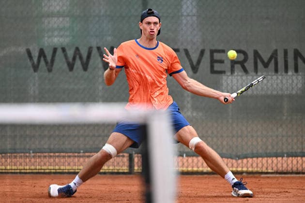 Maximilian Marterer GER 07 08 2026 ¢ Tennis ¢ Men s 1st Bundesliga, TC Bredeney vs. TK GW Mannheim, Tennis Club Bredeney, Essen, North Rhine-Westphalia, Germany Copyright: xpepphotox xHorstxMauelshagenx pep00321, pep_20260807_hm_394197