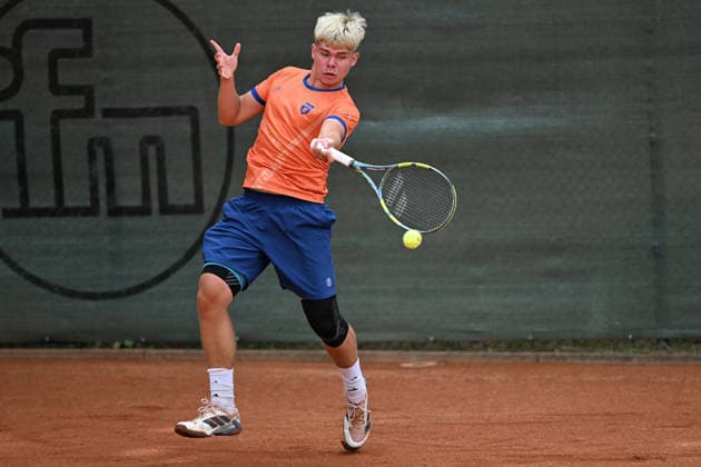 Diego Dedura, GER 07 08 2026 ¢ Tennis ¢ Men s 1st Bundesliga, TC Bredeney vs. TK GW Mannheim, Tennis Club Bredeney, Essen, North Rhine-Westphalia, Germany Copyright: xpepphotox xHorstxMauelshagenx pep00321, pep_20260807_hm_393795