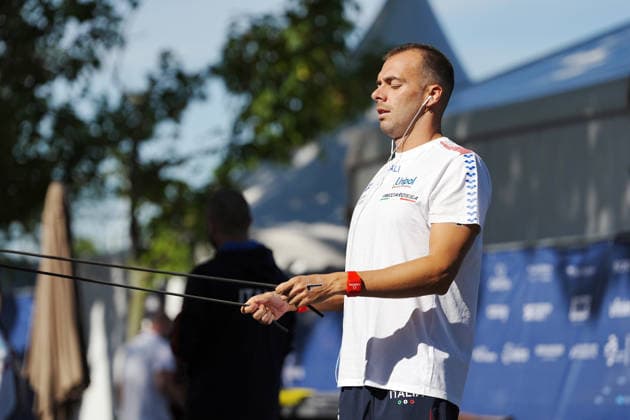 Men s 3km Knockout Sprint, Gregorio Paltrinieri from Italy at the European Aquatics Championships Paris 2026, Paris, August 07, 2026 .  Copyright: xGianxMattiaxD Alberto LaPressex